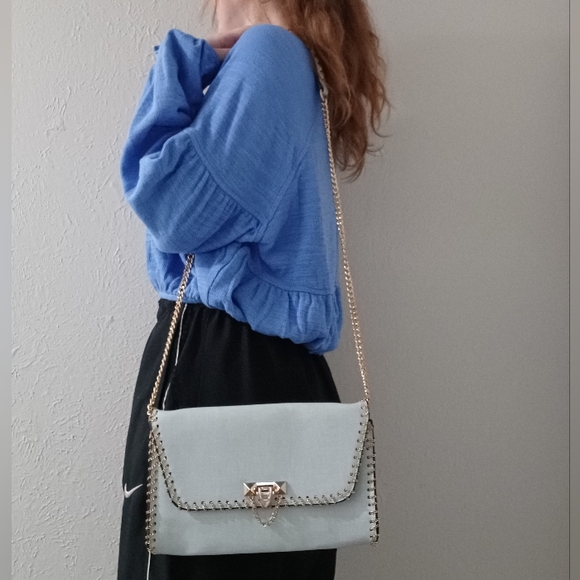 Urban Expressions Diane Chain Strap Crossbody Shoulder Bag - Picture 2 of 10